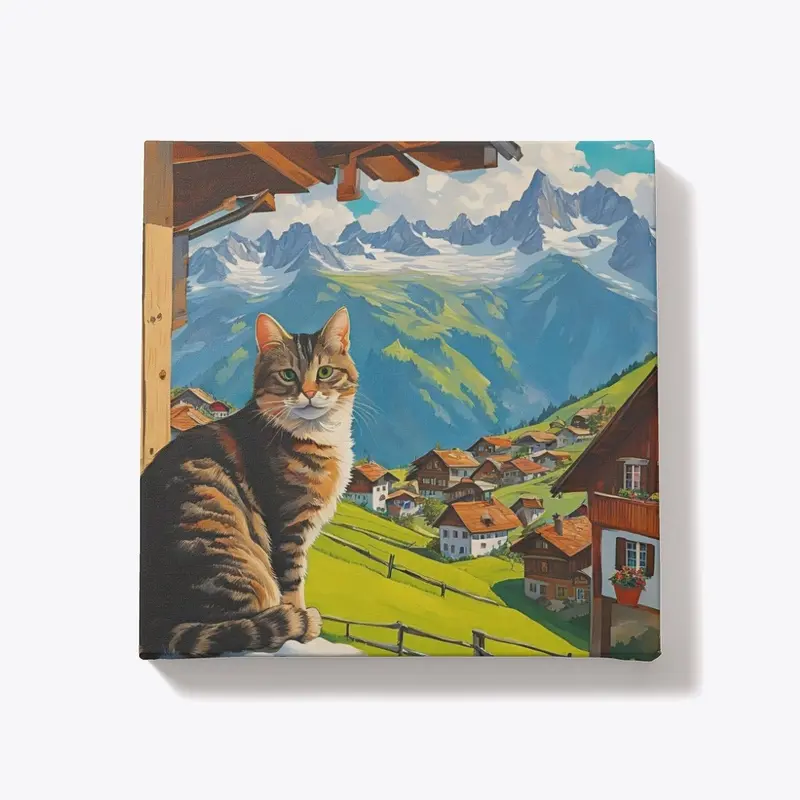 Cat In Switzerland