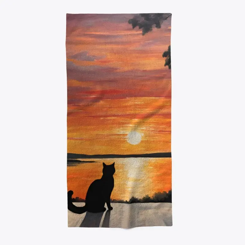 Sunset Cat